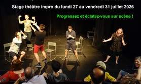 Stage improvisation théâtre juillet La Rochelle 