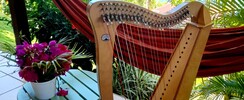 Violaine la harpiste - Harpe celtique pour mariage